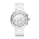 SALE! DKNY White Ceramic Fashion Chronograph