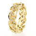 18ct Yellow Gold Floral Diamond Ring