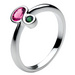 Elodie Duet Pink & Green Tourmaline Ring