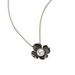 Silver Flower Pearl Necklace