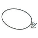 Jane Moore Oxidised Silver & Blue Enamel Butterfly Bangle