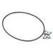 Jane Moore Oxidised Silver & Blue Enamel Butterfly Bangle