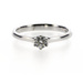 18ct White Gold 6 Claw 0.21ct Diamond Ring
