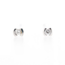 9ct White Gold Diamond Studs