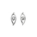Silver Marquise CZ Stud Earrings
