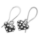 Linda Macdonald Flutter Silver Drop Earrings