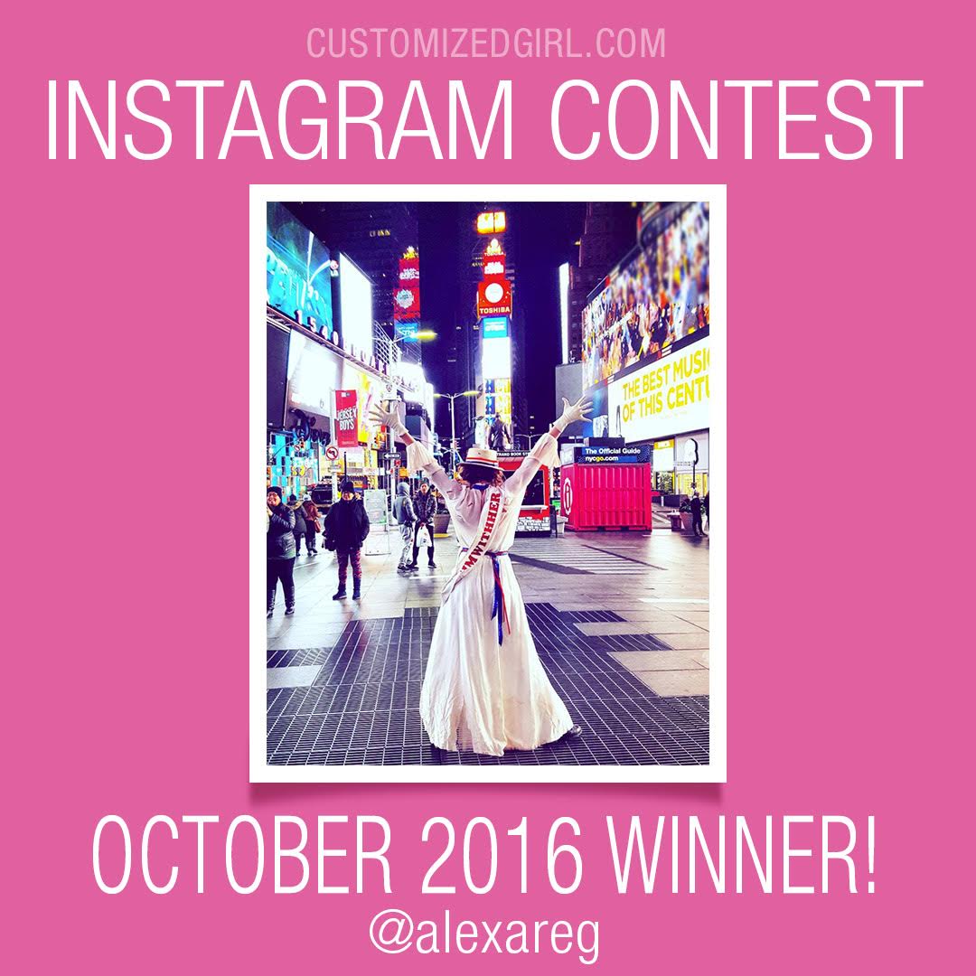 Customized Girl Instagram Contest