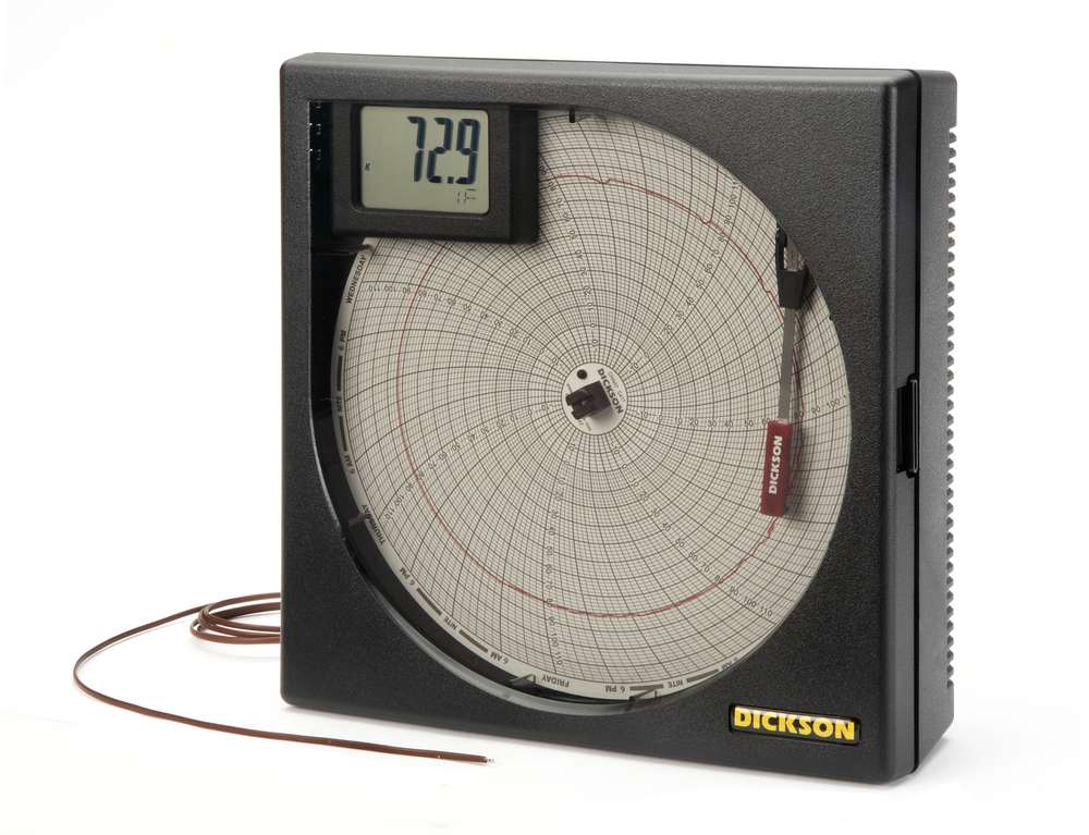 KT803 8" (203mm) Temperature Chart Recorder Dickson