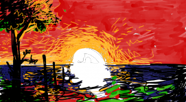 Petroleum sea