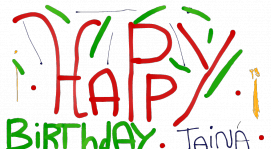 Happy Birthday Taina!