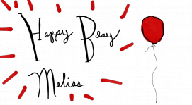 Happy Bday Meliss!