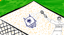 Had to Improvize with the Birdie
