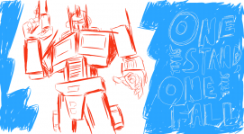 One shall stand, one shall fall. #tranformers