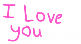 I love you