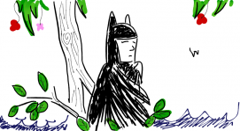 batman kesiangan #yakali