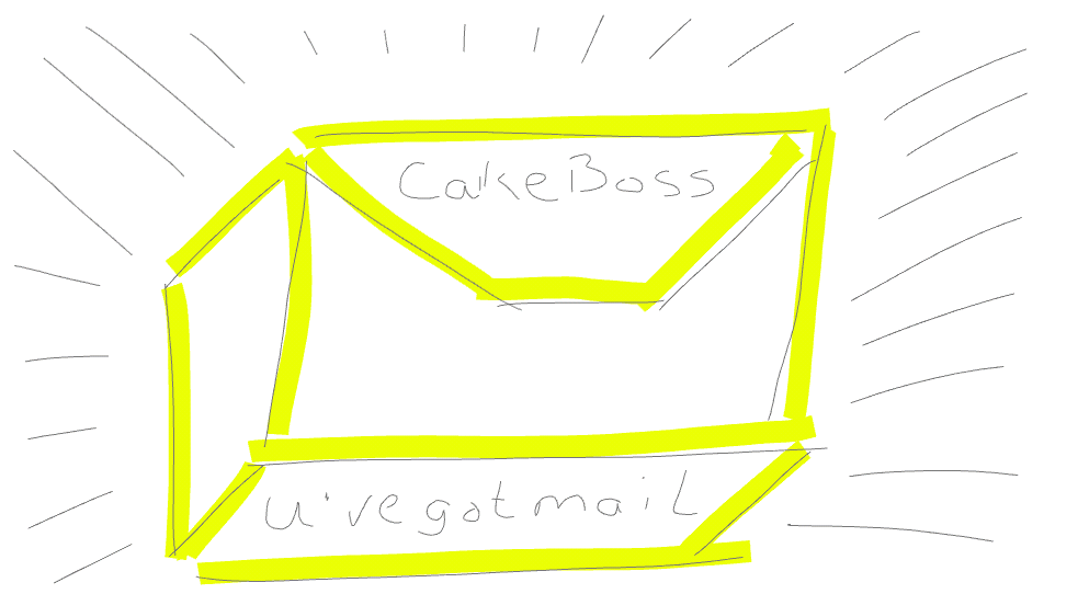 U've got mail #cakeboss
