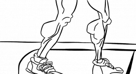 3 second violation by guy with biggest calves in the world