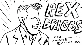 Rex Briggs @rexbriggs wins prize for most awesome name at #pivotcon #doodlely