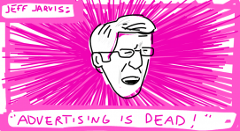 @jeffjarvis brings a McLaughlin Group-like energy to #pivotcon #doodlely