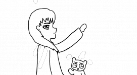 waving