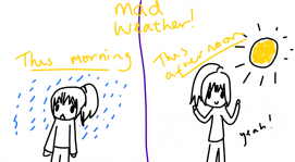 There is mad weather where i live!