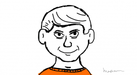 Creepy looking kid