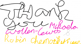 Thank you for liking my doodle u 2!