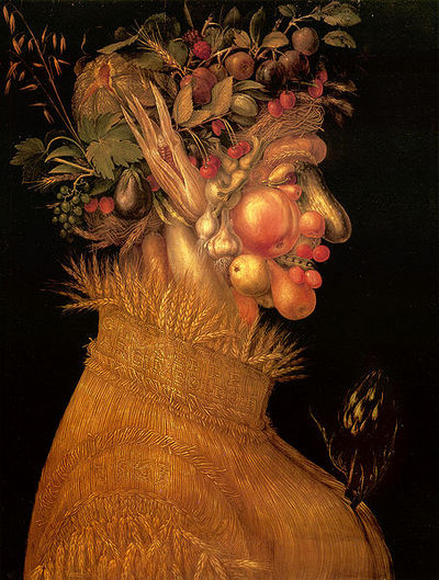 "Summer" by Giuseppe Arcimboldo (1563)