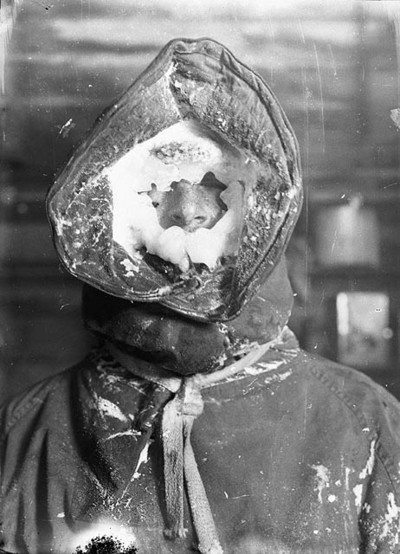 Australian Ice Mask by Frank Hurley