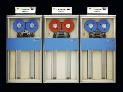 IBM 360 Model 30 Tape Drives 1965