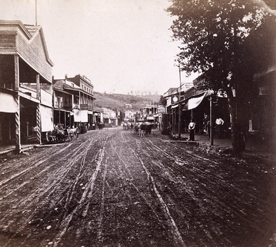 Main Street, Placerville, El Dorado County circa 1860