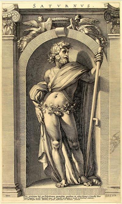 Saturnus, in an Alcove