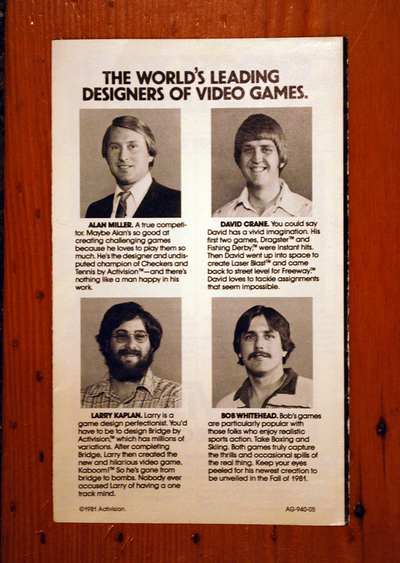 The World's Leading Designers of Video Games
