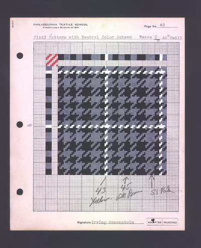 Plaid Pattern with Neutral Color Scheme