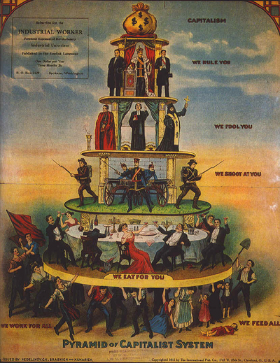 Soldiers are above rich people?  Tell me another one, Marx.