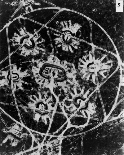 Characteristic Star of David pattern
