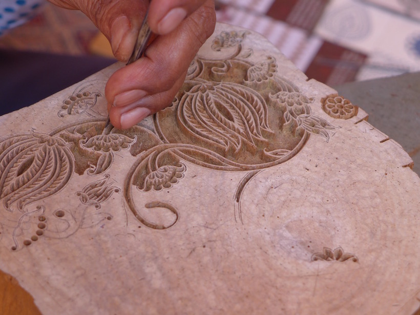 Woodblock Printing in Jaipur, India