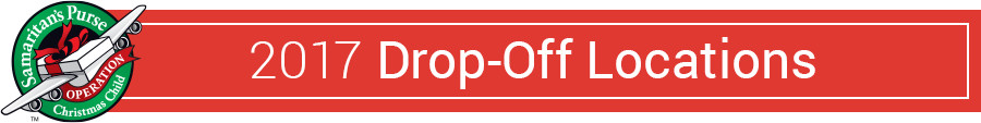 Shoebox Drop Off Locations