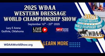 WESTERN DRESSAGE WORLD CHAMPIONSHIP