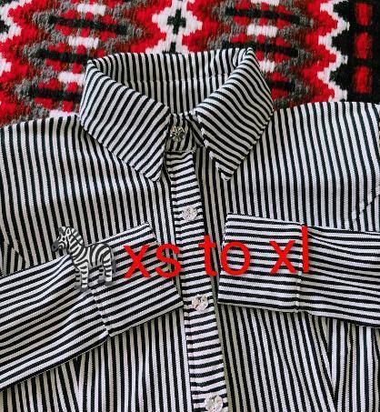 Black and White Lycra Pinstripe 