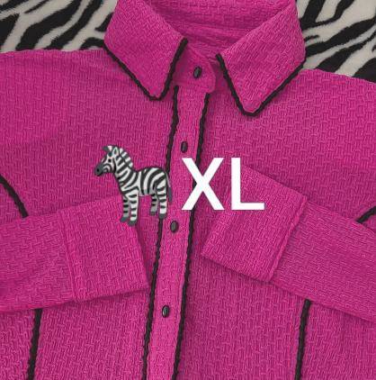 Light Pink Textured Lycra with Black Piping