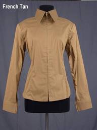 Fitted Shirt - French Tan :: Show Diva Designs
