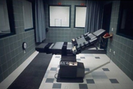 This gurney is used to perform executions at Terre Haute by lethal injection.