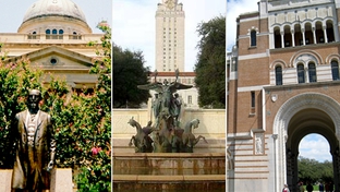 Texas A&M University, the University of Texas and Rice University