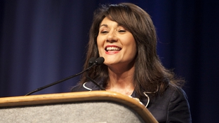State Rep. Veronica Gonzales, D-McAllen, at the 2010 Texas Democratic Convention in Corpus Christi.