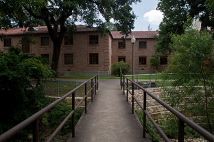 Simkins Hall at the University of Texas-Austin in July, 2010.