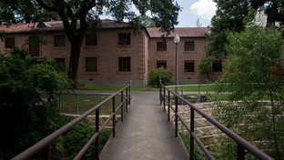 Simkins Hall at the University of Texas-Austin in July, 2010.