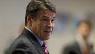 Gov. Rick Perry at a State Board of Education meeting on Feb. 1, 2013.