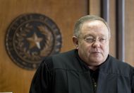 Judge John Dietz in his courtroom before he ruled that school finance system unconstitutional on February 4th, 2013