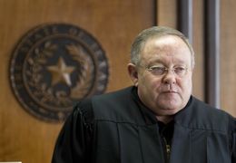 Judge John Dietz in his courtroom before he ruled that school finance system unconstitutional on February 4th, 2013